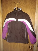 Columbia Brown Interchange Jacket 2 In One Waterproof Women&#39;s Size Small - $24.16