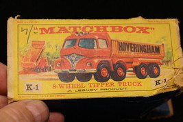 Matchbox A Lesney Product K-1 K1 Foden Hoveringham 8 Wheel Tipper Truck - £42.36 GBP