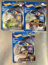 Lot of 3 2002 PLANET HOT WHEELS .com Chemical Energy Car with CD-ROM - £16.01 GBP