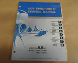 1974 Evinrude Servizio Negozio Manuale Sportwin 9.9 HP 10424-10425 10454... - $65.11