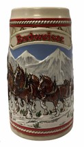 Budweiser 1985 A Series Snow Capped Mountains Stein - $39.60