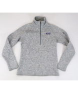 Patagonia Better Sweater Womens Small Gray 1/4 Zip Pullover Fleece Jacke... - £26.19 GBP