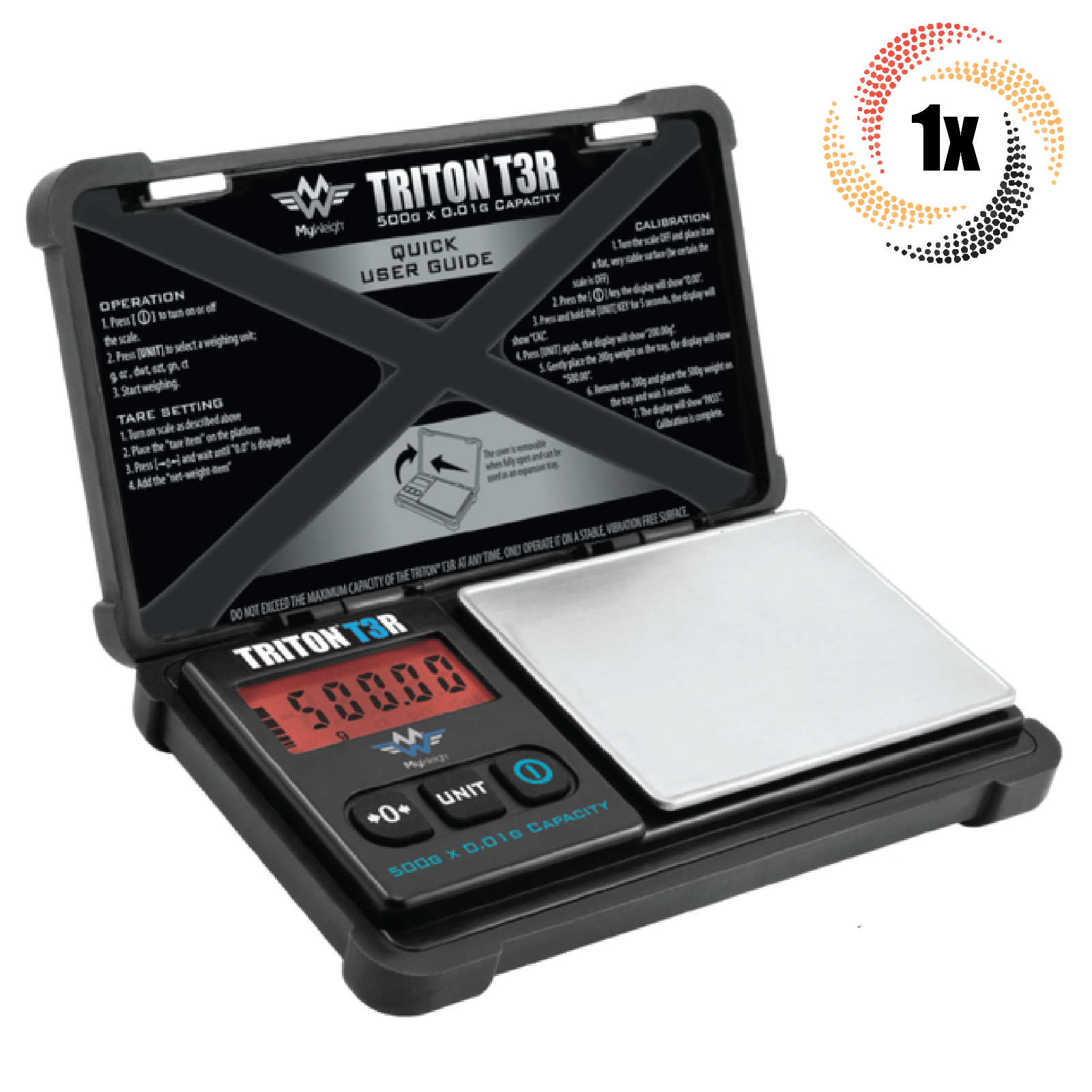 Primary image for 1x Scale My Weigh Triton T3R Digital LCD Display Scale | Auto Off | 500G