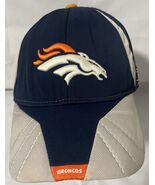 Vintage NFL Denver Broncos Reebok Fitted Cap Medium Large Licensed AFC W... - $220.32 MXN