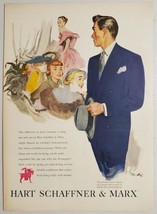 1949 Print Ad Hart Schaffner &amp; Marx Ladies Admire Well Dressed Man  - £12.45 GBP
