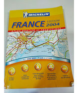 Guide Michelin France Édition 2004 Cartes Livre Couverture Souple Français - $41.79