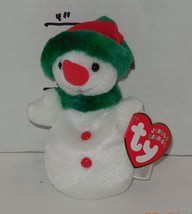 Ty Beanie Baby Jingle Beanies Christmas XMAS Holidays Snowgirl the Snowm... - £7.58 GBP