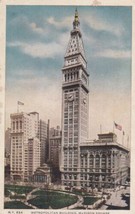 Metropolitan Building Madison Square New York City NY Postcard A28 - £2.23 GBP