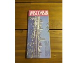 Wisconsin 1992 Official State Highway Map Brochure - £23.36 GBP
