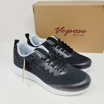 Vepose Women&#39;s Sneakers Sz 7 M Running Shoes Black Casual - $25.87