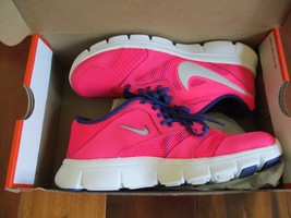 BNIB Nike Flex Experience 3 (GS) Girls Running Sneakers, Hyper pink/royal blue - £35.97 GBP