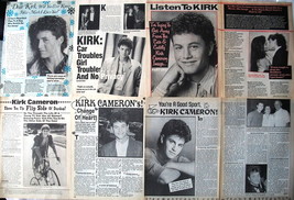 Kirk Cameron ~ 14 B&amp;W Vintage Articles From 1986-1990 ~ Clippings Batch 3 - £5.24 GBP