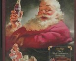 Denny&#39;s 14 Page Menu Santa Claus Coca Cola Seasons Greetings 1996 Christmas - £37.15 GBP