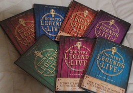 Country Legends &quot;Live&quot; - 7 Dvds - 70+ Country Stars As Seen On Tv TIME-LIFE Nice - £37.47 GBP