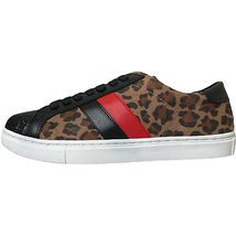 G.H. Bass Phoebe Sneakers Size 7.5M Leopard Black Glitter Pattern Womens... - £18.82 GBP