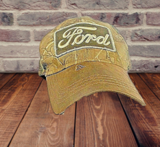 FORD Logo  Distressed Camouflage Stretch Fit Hunting   Distressed   Hat Cap L-XL - £8.94 GBP