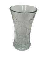 Vintage Libbey Coca Cola Clear Embossed Logo Flared Heavy Glass Tumbler ... - €5,96 EUR