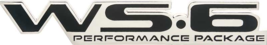Reproduction Black Rear Bumper Emblem 1996-2002 Pontiac Firebird Trans AM WS6 - £39.95 GBP