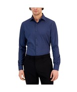 Alfani Men&#39;s Slim Fit 4-Way Stretch Slub-Texture Dress Shirt B4HP - $12.17 CAD+