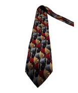 J. Garcia  Abstract  Red Slate Blue Brown Black Men&#39;s Neck Tie 100% Silk - $180.11 MXN