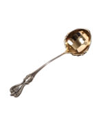 Towle Sterling Silver Old Colonial Cream Sauce Ladle Gold Washed Bowl Pa... - $92.97 CAD