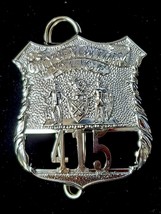 New York NYPD Officer Carl Levitt Breast Shield # 415 (Barney Miller) - £39.74 GBP