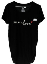 Time And Tru Maternity Made With Love Short Sleeve T-SHIRT Sz M 8-10 - £14.57 GBP