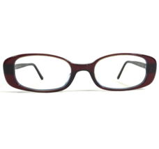 Emporio Armani Eyeglasses Frames 588 319 Blue Red Rectangular Full Rim 47-18-135 - $74.59