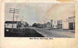Main Street Sand Lake Michigan 1909 postcard - £7.79 GBP