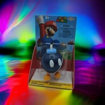 Bob-omb 2.5&quot; Super Mario Bros Collectable Toy Action Figure Jakks Pacific  - £10.95 GBP