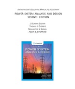 Solution Manual For Power System Analysis and Design 7th Edition by J. D... - €15,39 EUR
