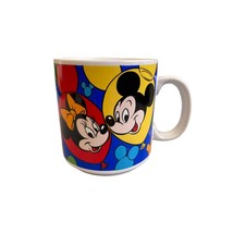 Vintage 70/80's Disney Mickey Mouse and Crew balloon Coffee Mug - $19.77