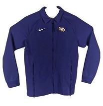 LSU Purple Track Jacket Womens Medium Eye of the Tiger - £23.16 GBP