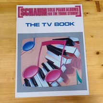Schaum Solo Piano Albums for the Young Student The TV  Music Book - £7.58 GBP