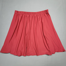 Joe Boxer Women Skirt Size L Red Brick Mini Stretch Elastic Waist A-Line... - £9.90 GBP