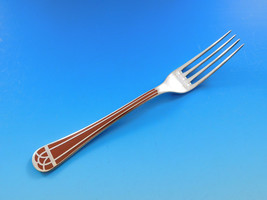 Talisman Sienna Brown by Christofle Silverplate Luncheon Fork 6 3/4&quot; France - £102.71 GBP