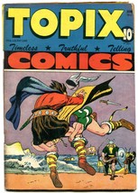 Topix Comics Vol 5 #9 1947-VIKING COVER-LOUIS IX-FRANCE Vg - £34.32 GBP
