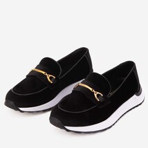 The Milan Black Leather Women Sneaker image 5