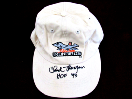 Chuck Thompson Hof 93 Orioles Signed Auto Vtg Aberdeen Ironbirds Cap Hat Jsa - £157.68 GBP