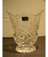 Noritake Crystal Vase Hampton Hall 5 3/4&quot; x 6 1/2&quot; - $61.54 CAD