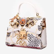 The Perugia White Leather Handbag image 2