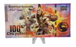 Fantasy  Polymer Banknote: Mortal Kombat ~ Goro, Rare and scarce - $9.89