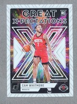23/24 Panini Donruss Great Expectations Cam Whitmore RC No 3 Rockets Bas... - $46.35 MXN