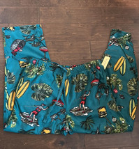 Tommy Bahama Men’s Pajama Pants Tropical Christmas Santa New Sz M Fleece - $28.99