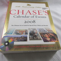 Chases Calendar of Events 2008 CD ROM 50th Anniversary National Days Holidays - £3.90 GBP