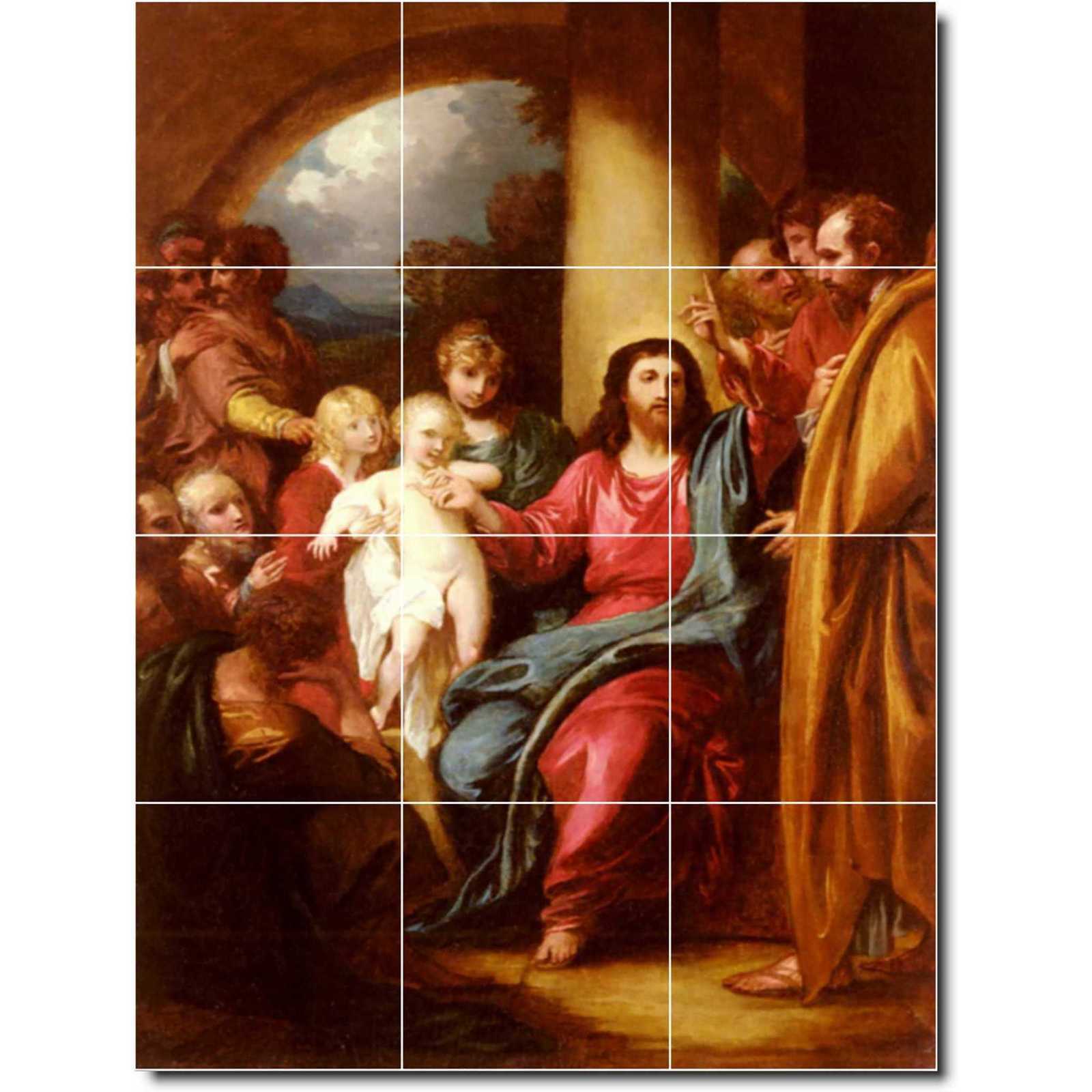 West benjamin christ showing a little child as the emblem of heaven