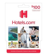 HOTEL COM GIFT CARD 150 100 50 TRAVEL GETAWAY HOME BED BREAKFAST FAMILY ... - €51,34 EUR+
