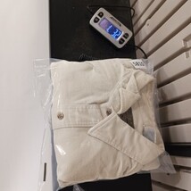 Vintage Eddie Bauer Men's Cream Heavyweight Cotton Long Sleeve Shirt Chest 52" image 6