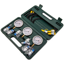 Diagnostic Pressure Tester Gauge Couplings Hydraulic Hose Kit Excavator ... - $48.21