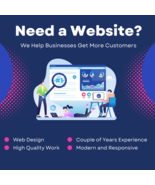 CUSTOM WEBSITE DESIGN - Professional Modern and Responsive Website - £102.06 GBP